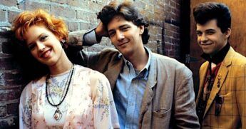 Molly Ringwald, Andrew McCarthy and Jon Cryer in 1986's 'Pretty in Pink'